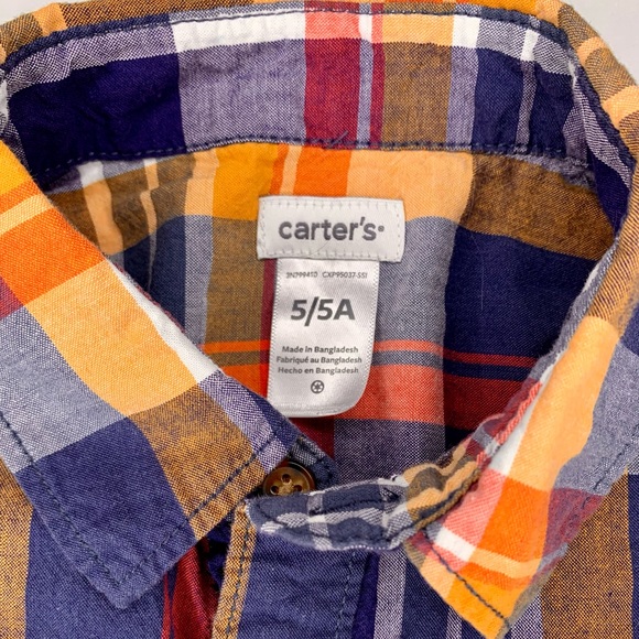 🧸Carters Toddler Boys Button Down Shirt🧸 - Picture 2 of 2